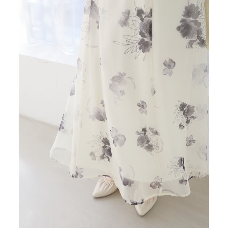 フラワーオフショルドッキングワンピ | MAJESTIC LEGON  | 詳細画像11 