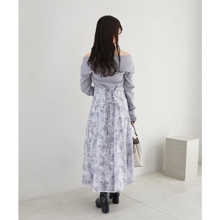 フラワーオフショルドッキングワンピ | MAJESTIC LEGON  | 詳細画像30 