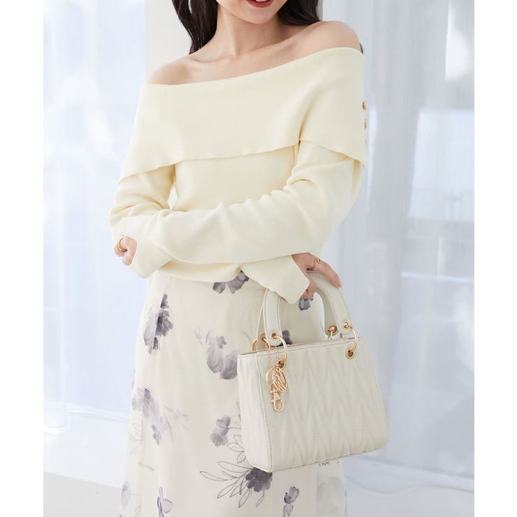 フラワーオフショルドッキングワンピ | MAJESTIC LEGON  | 詳細画像5 