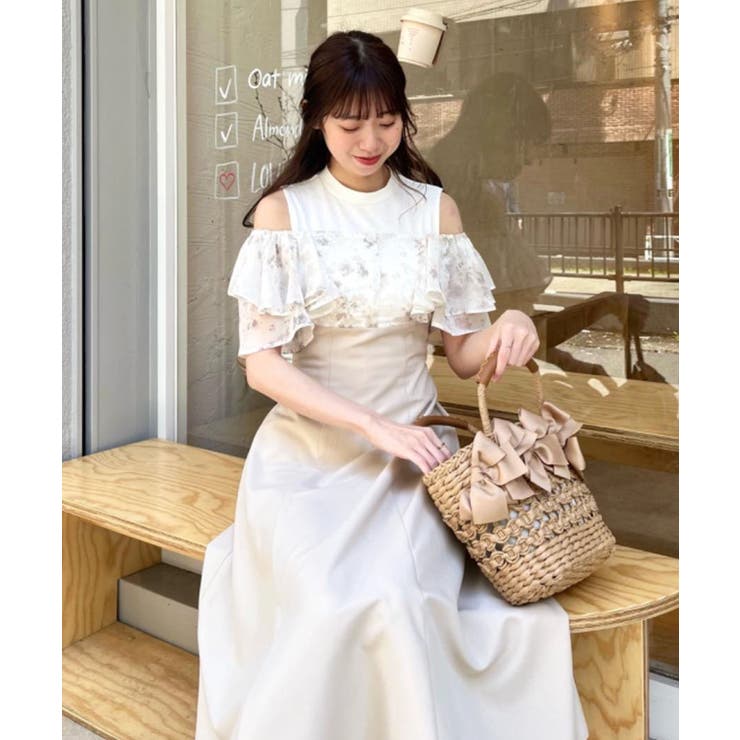 ウエストきゅっとフリルフレアワンピ | MAJESTIC LEGON  | 詳細画像39 