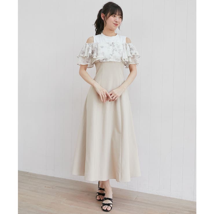 ウエストきゅっとフリルフレアワンピ | MAJESTIC LEGON  | 詳細画像41 