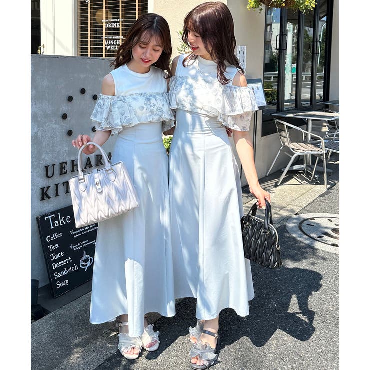 ウエストきゅっとフリルフレアワンピ | MAJESTIC LEGON  | 詳細画像46 