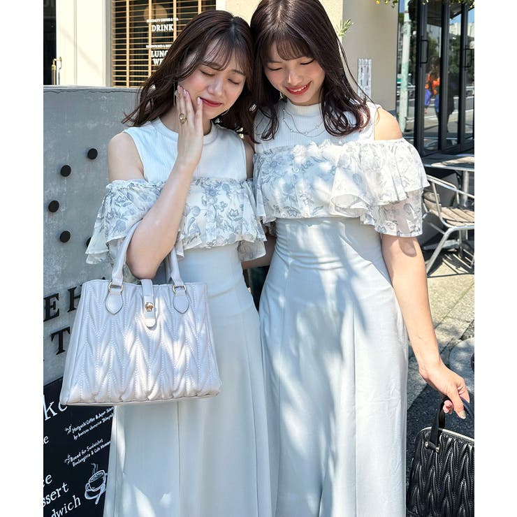 ウエストきゅっとフリルフレアワンピ | MAJESTIC LEGON  | 詳細画像47 