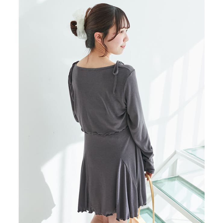 カーデセット肩リボンキャミワンピ | MAJESTIC LEGON  | 詳細画像19 