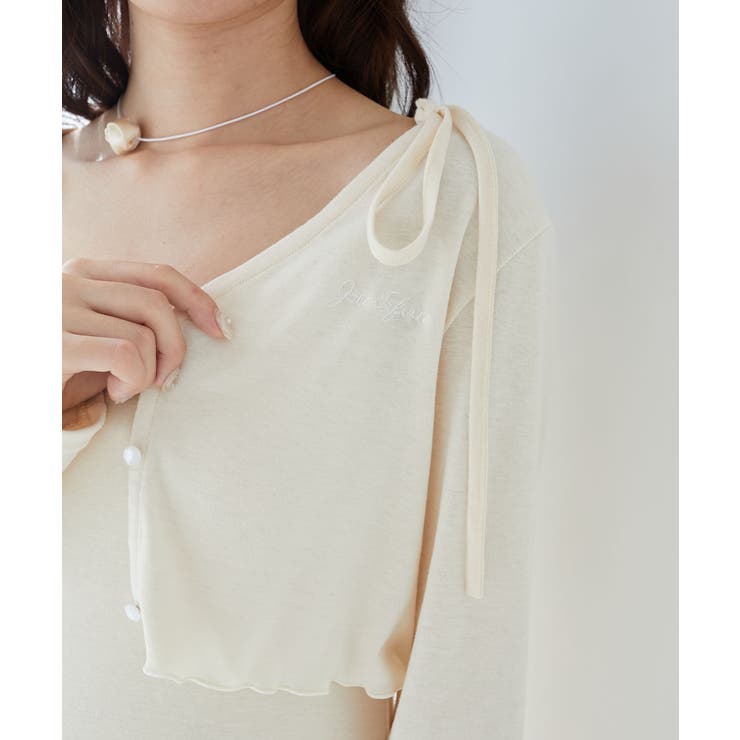 カーデセット肩リボンキャミワンピ | MAJESTIC LEGON  | 詳細画像8 