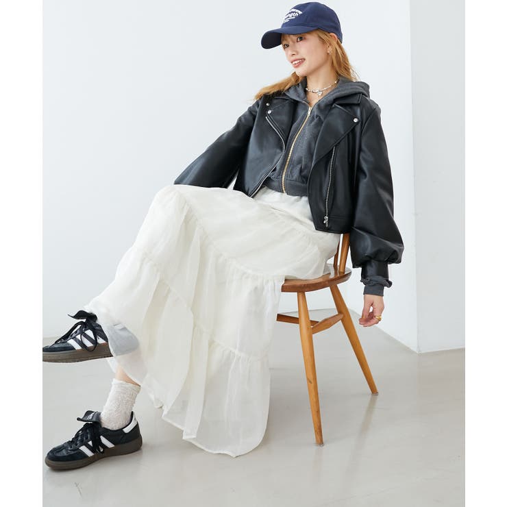 Ladyショートライダース | MAJESTIC LEGON  | 詳細画像15 