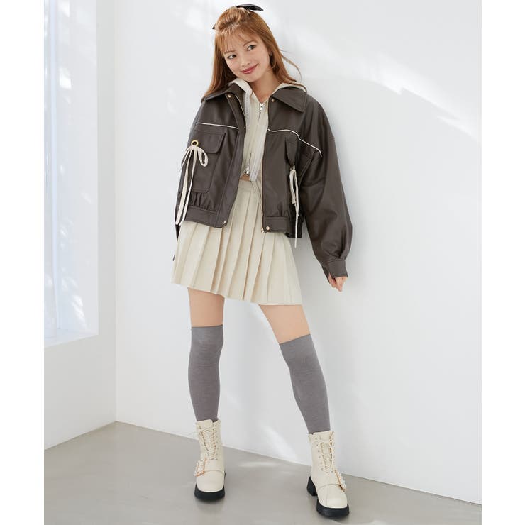 2wayリボンバイカラーブルゾン | MAJESTIC LEGON  | 詳細画像10 