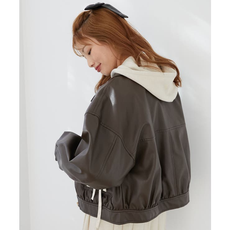 2wayリボンバイカラーブルゾン | MAJESTIC LEGON  | 詳細画像14 