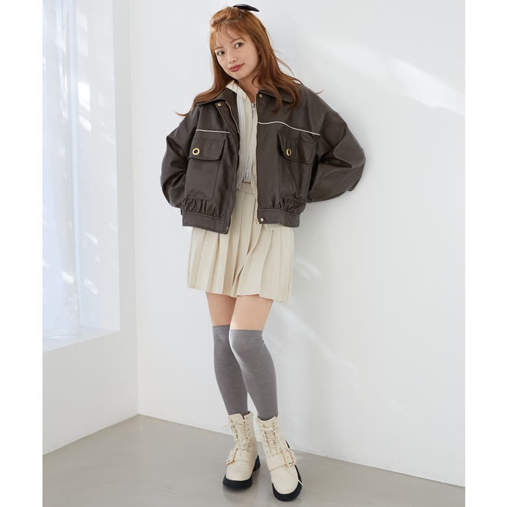 2wayリボンバイカラーブルゾン | MAJESTIC LEGON  | 詳細画像16 