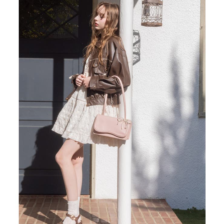 2wayリボンバイカラーブルゾン | MAJESTIC LEGON  | 詳細画像3 