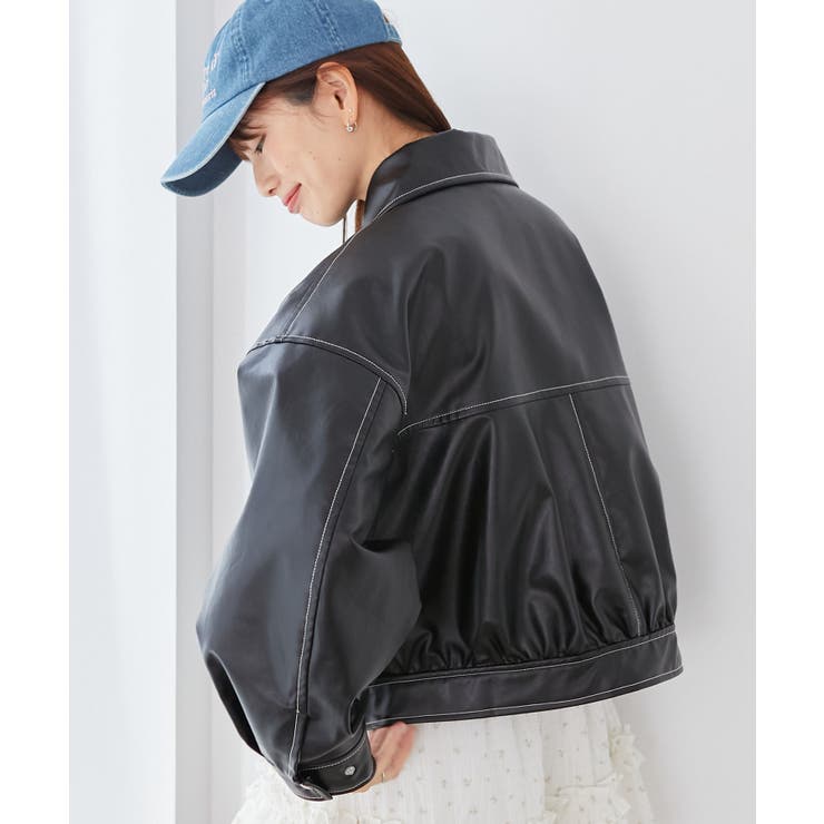 2wayリボンバイカラーブルゾン | MAJESTIC LEGON  | 詳細画像36 