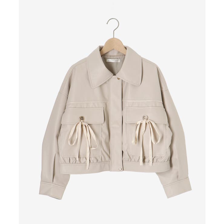 2wayリボンバイカラーブルゾン | MAJESTIC LEGON  | 詳細画像42 