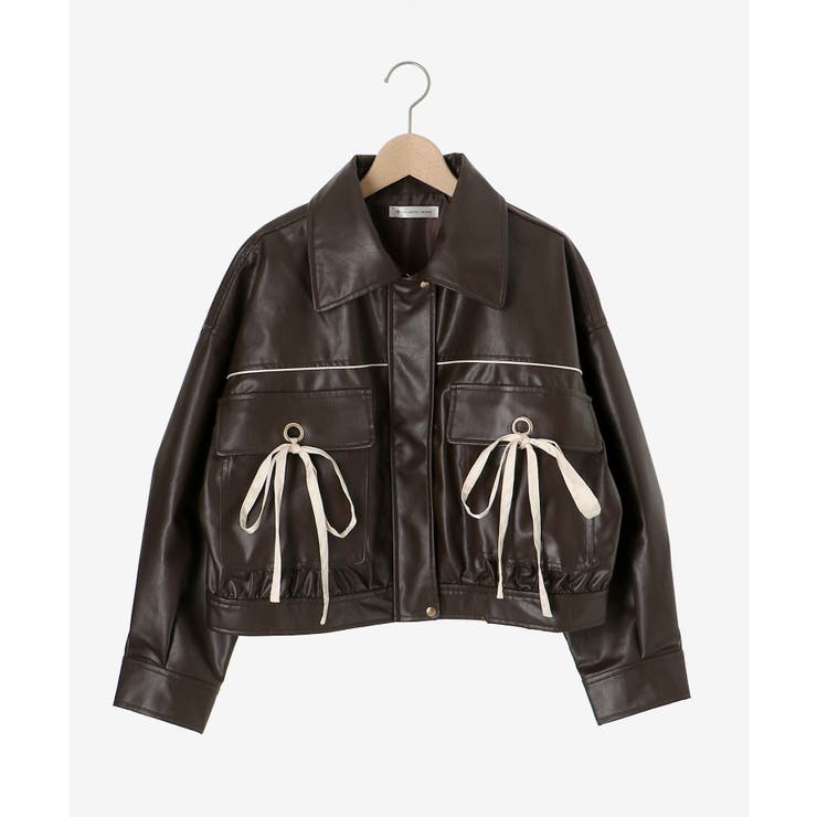 2wayリボンバイカラーブルゾン | MAJESTIC LEGON  | 詳細画像43 