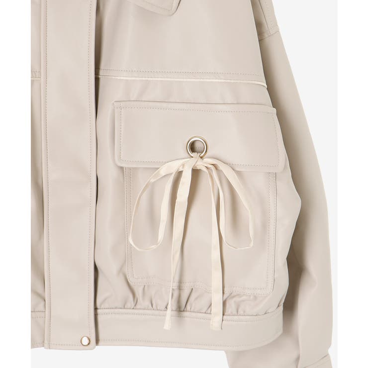 2wayリボンバイカラーブルゾン | MAJESTIC LEGON  | 詳細画像48 