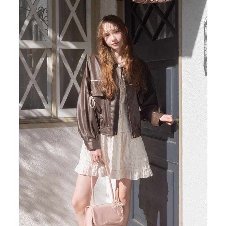 2wayリボンバイカラーブルゾン | MAJESTIC LEGON  | 詳細画像5 