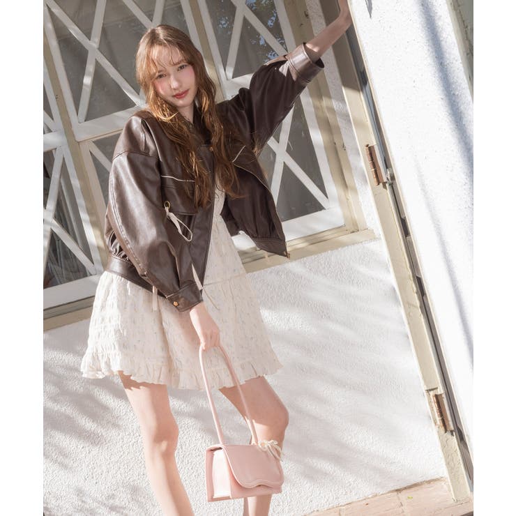 2wayリボンバイカラーブルゾン | MAJESTIC LEGON  | 詳細画像7 