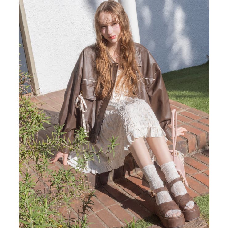 2wayリボンバイカラーブルゾン | MAJESTIC LEGON  | 詳細画像9 