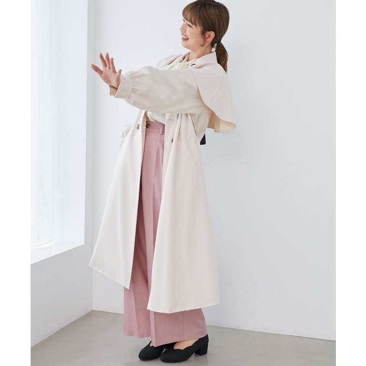 ドレープフリルトレンチコート | MAJESTIC LEGON  | 詳細画像3 