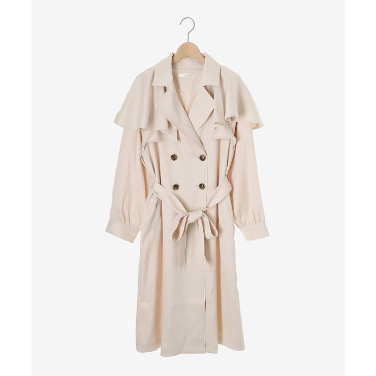 ドレープフリルトレンチコート | MAJESTIC LEGON  | 詳細画像34 