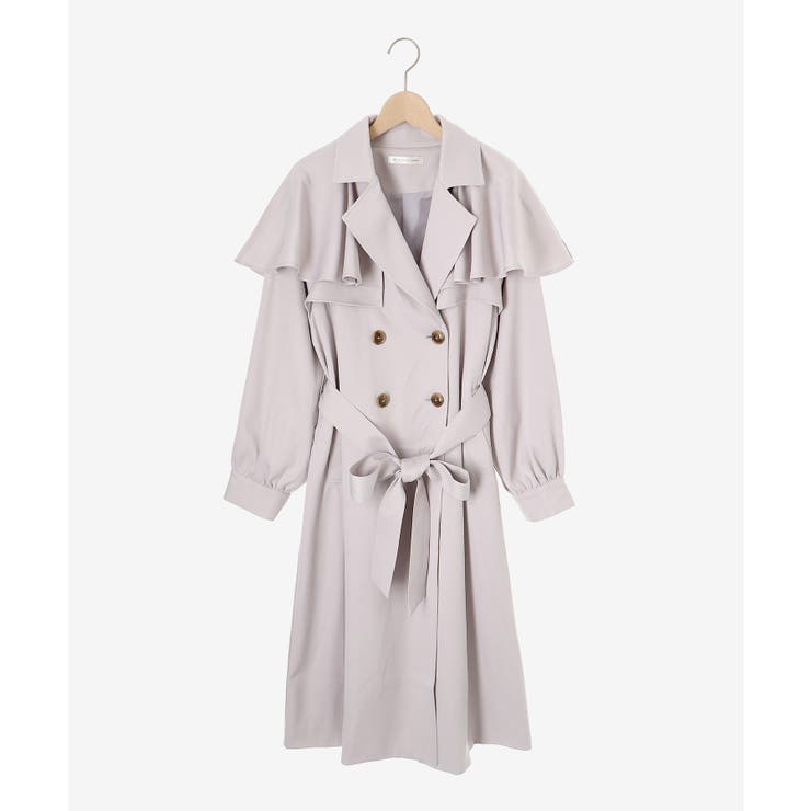 ドレープフリルトレンチコート | MAJESTIC LEGON  | 詳細画像36 