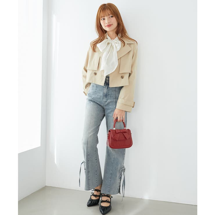 ショートトレンチコート | MAJESTIC LEGON  | 詳細画像21 