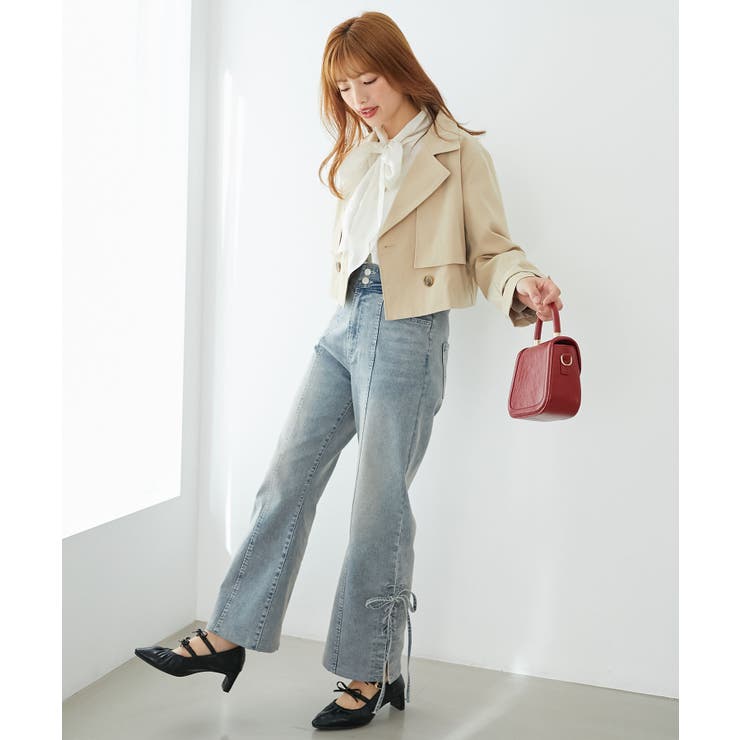 ショートトレンチコート | MAJESTIC LEGON  | 詳細画像22 