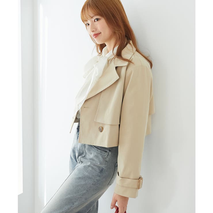 ショートトレンチコート | MAJESTIC LEGON  | 詳細画像26 