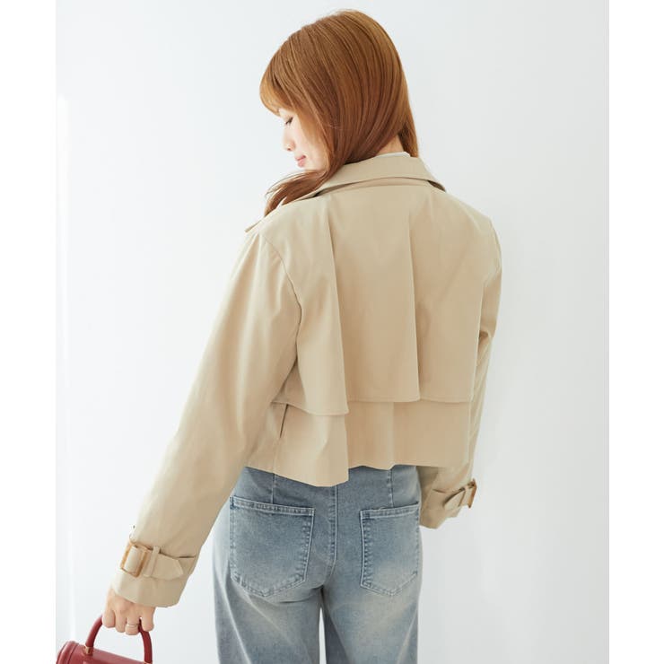 ショートトレンチコート | MAJESTIC LEGON  | 詳細画像27 