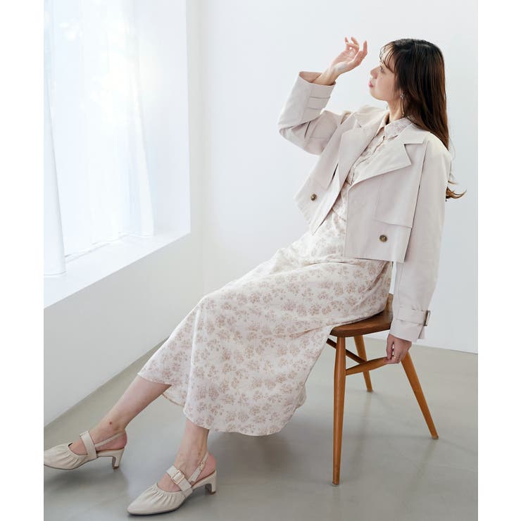 ショートトレンチコート | MAJESTIC LEGON  | 詳細画像3 