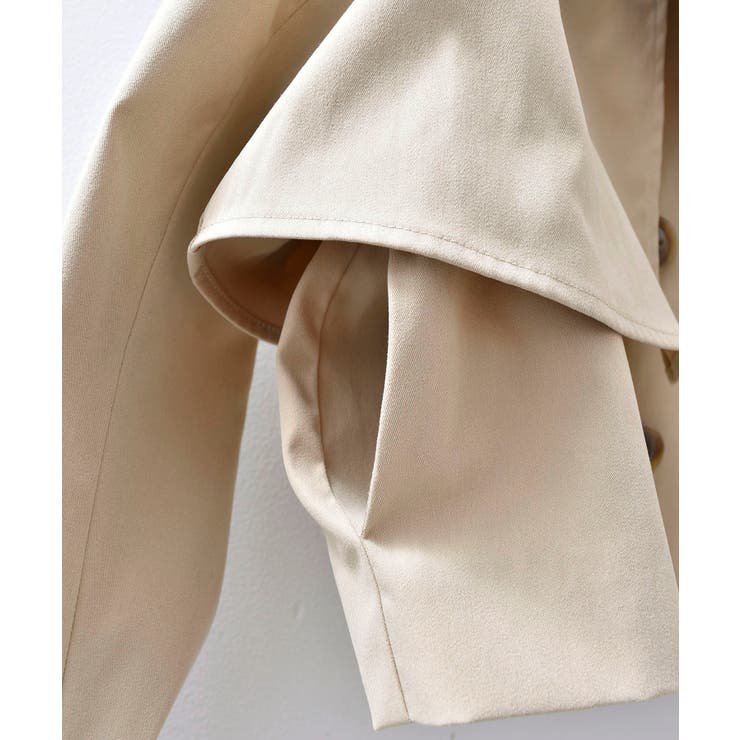 ショートトレンチコート | MAJESTIC LEGON  | 詳細画像31 