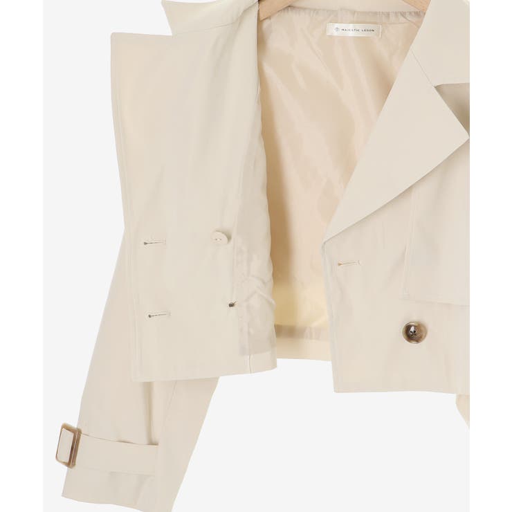 ショートトレンチコート | MAJESTIC LEGON  | 詳細画像37 