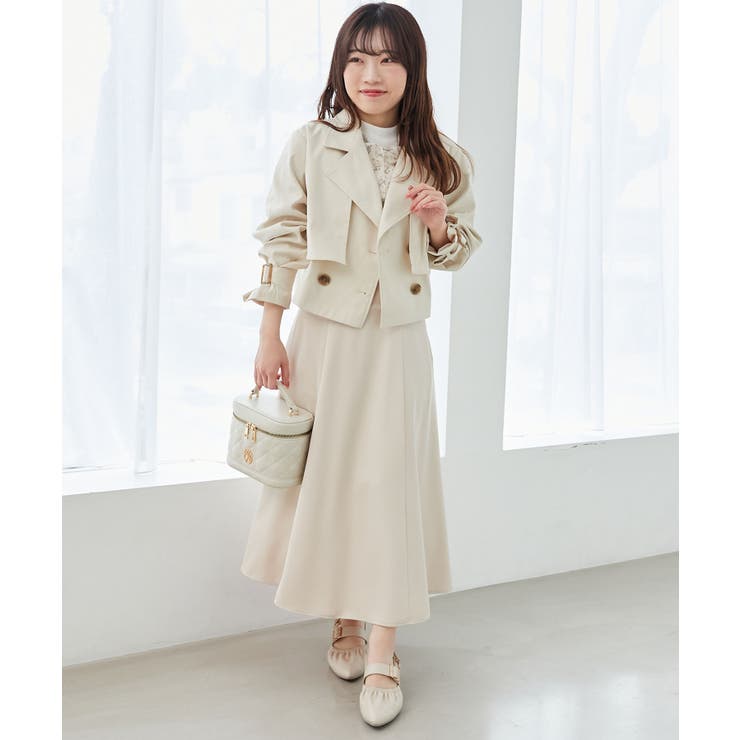 ショートトレンチコート | MAJESTIC LEGON  | 詳細画像8 