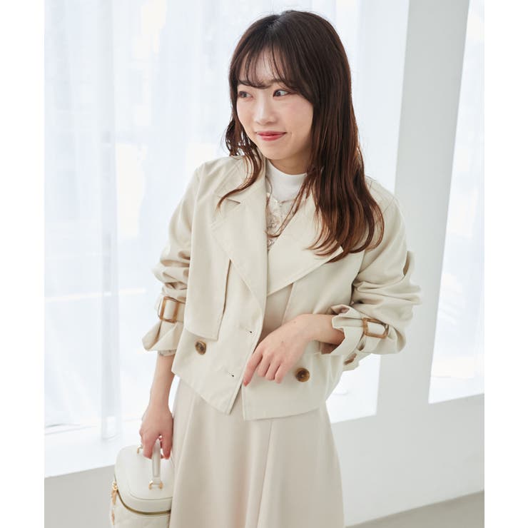 ショートトレンチコート | MAJESTIC LEGON  | 詳細画像9 