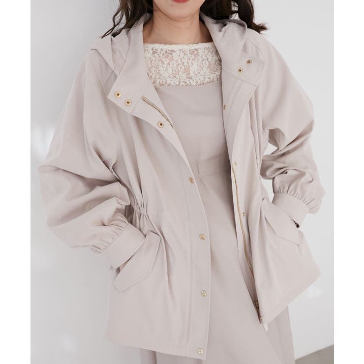 ピンクベージュ | ウエストきゅっとミディブルゾン | MAJESTIC LEGON 