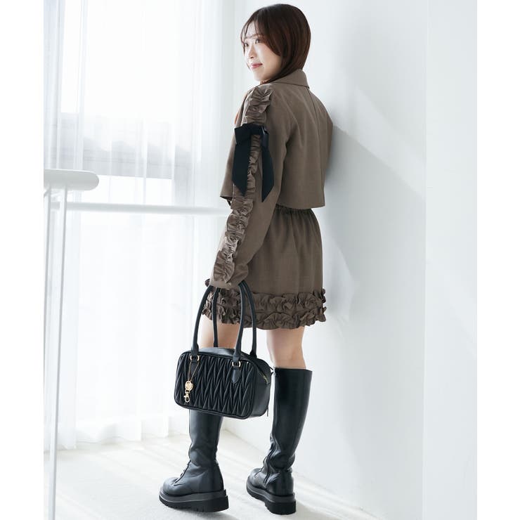 ブローチセットホイップフリルジャケット | MAJESTIC LEGON  | 詳細画像26 