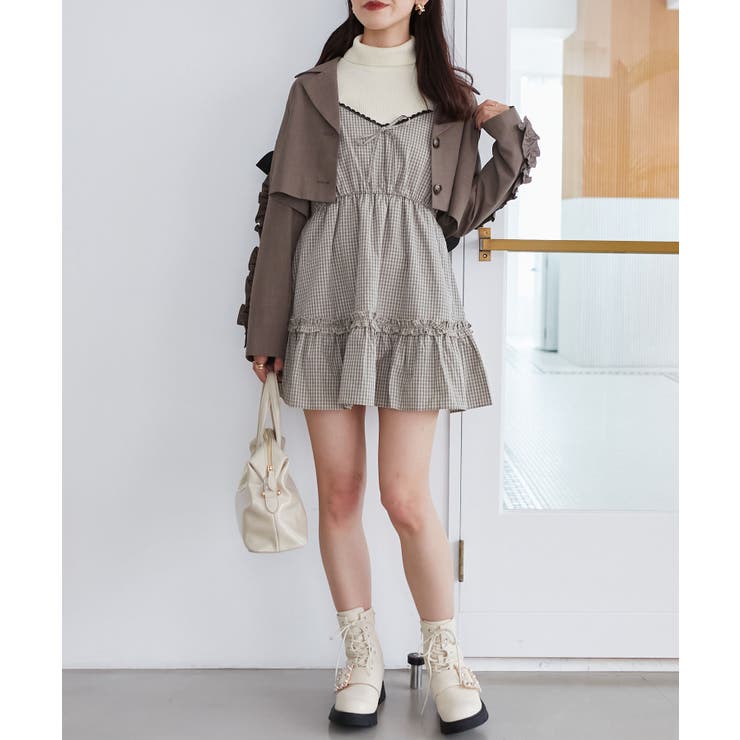 ブローチセットホイップフリルジャケット | MAJESTIC LEGON  | 詳細画像28 