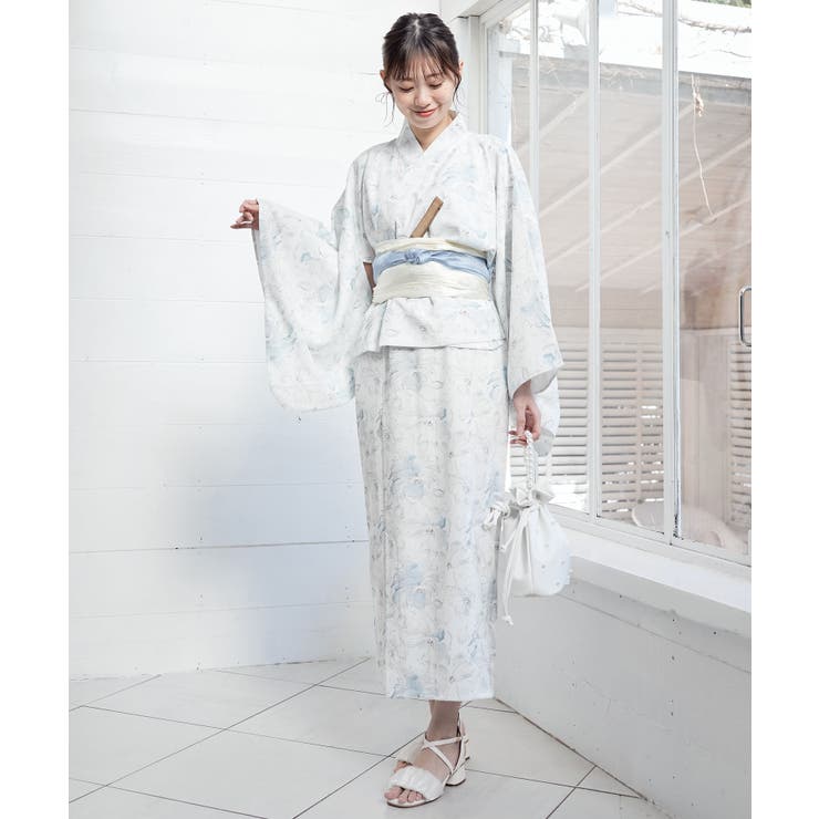 アイボリー柄 | ワンピでも着れる2WAY浴衣 | MAJESTIC LEGON 