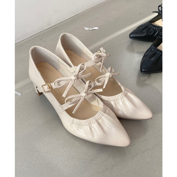 ダブルリボンギャザーパンプス | MAJESTIC LEGON  | 詳細画像11 