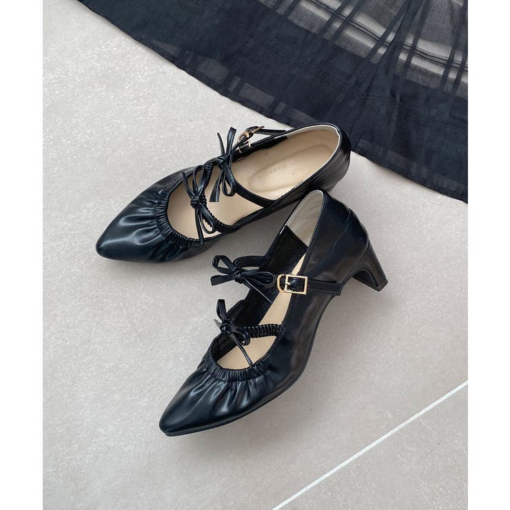 ダブルリボンギャザーパンプス | MAJESTIC LEGON  | 詳細画像23 