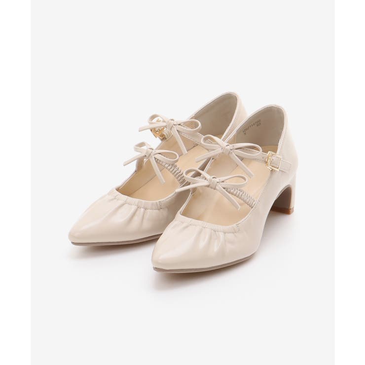 ダブルリボンギャザーパンプス | MAJESTIC LEGON  | 詳細画像28 