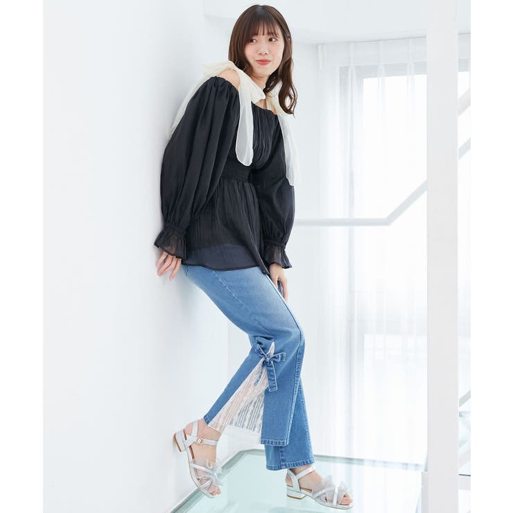 シアーフリルサンダル | MAJESTIC LEGON  | 詳細画像24 