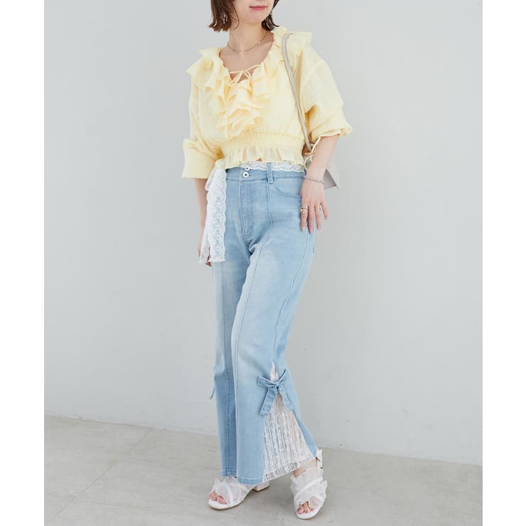 シアーフリルサンダル | MAJESTIC LEGON  | 詳細画像6 