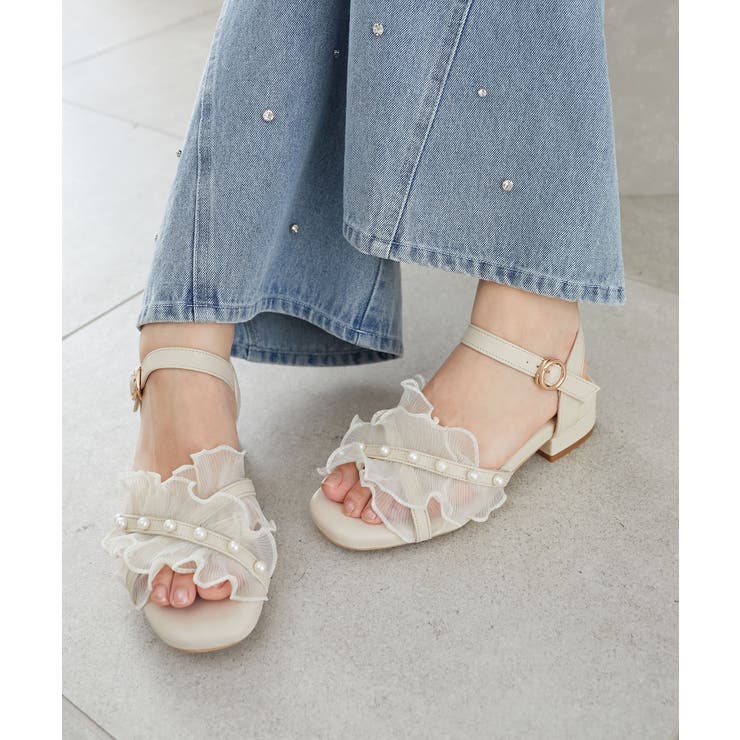 パールシアーフリルサンダル | MAJESTIC LEGON  | 詳細画像11 