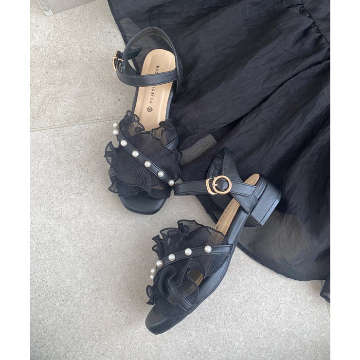 パールシアーフリルサンダル | MAJESTIC LEGON  | 詳細画像20 