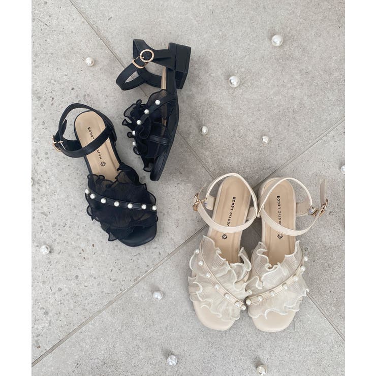 パールシアーフリルサンダル | MAJESTIC LEGON  | 詳細画像6 