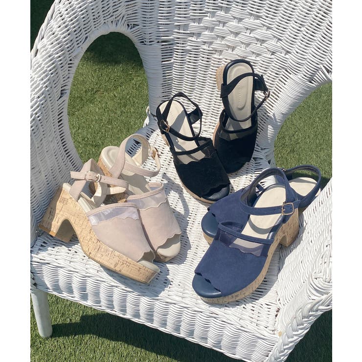 スカラップシアーサンダル | MAJESTIC LEGON  | 詳細画像2 