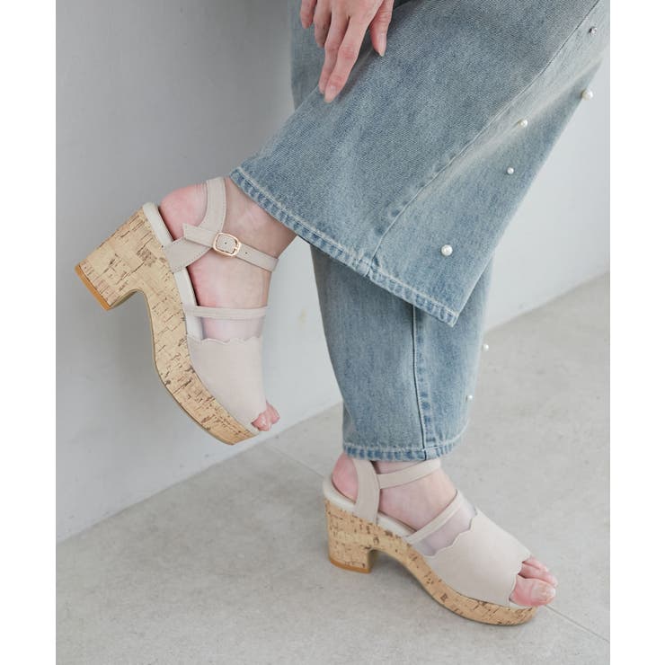 スカラップシアーサンダル | MAJESTIC LEGON  | 詳細画像9 