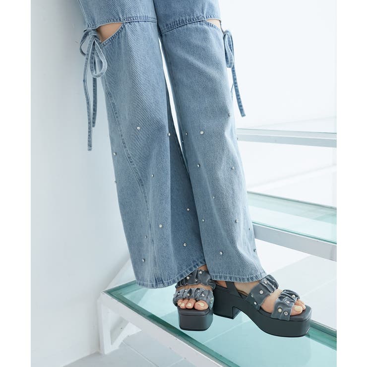 シアービジュー厚底サンダル | MAJESTIC LEGON  | 詳細画像13 