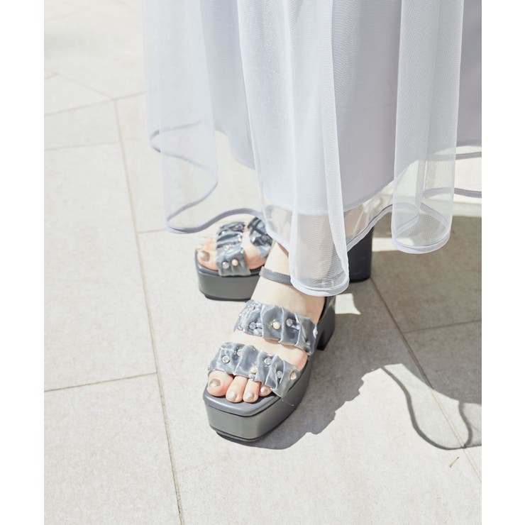 シアービジュー厚底サンダル | MAJESTIC LEGON  | 詳細画像16 