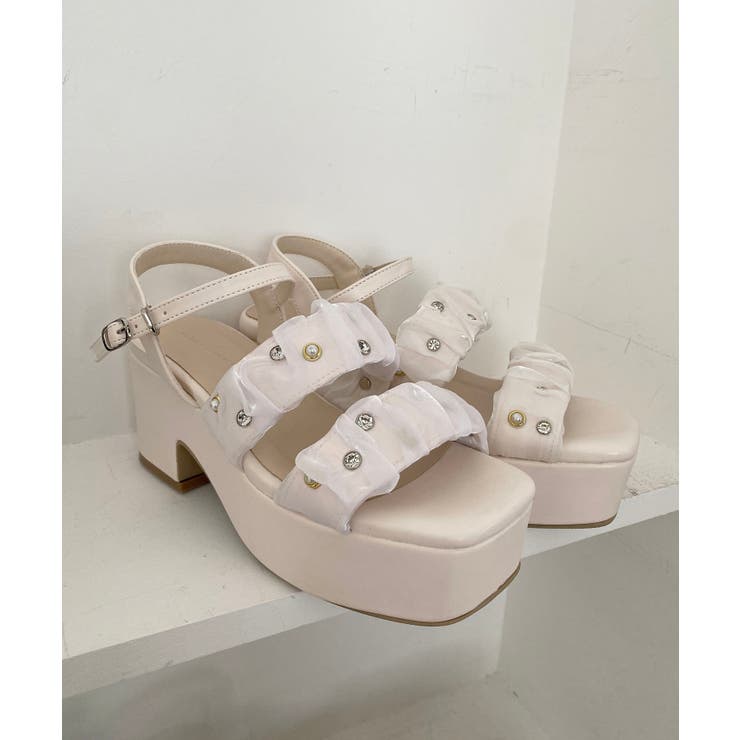 シアービジュー厚底サンダル | MAJESTIC LEGON  | 詳細画像19 